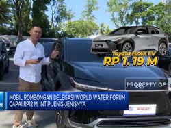 Mobil Rombongan Delegasi World Water Forum Capai Rp12 M, Ini Jenisnya