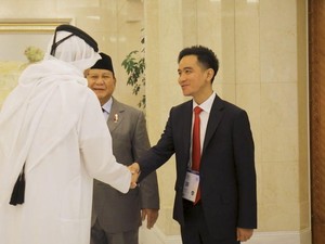 Emir Qatar Sapa Gibran yang Dikenalkan Prabowo: Masyaallah, Hes So Young