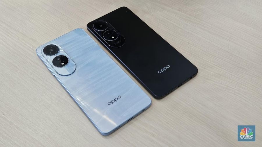 Setelah memulai debut di Vietnam, HP tahan banting Oppo A60 dipastikan bakal rilis di Indonesia besok, Jumat (17/5/2024). (CNBC Indonesia/Intan Rakhmayanti Dewi)