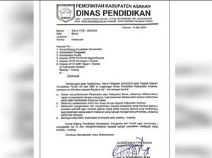 Disdik Asahan Keluarkan Surat Edaran Larang Sekolah Gelar Study Tour
