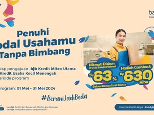 bank bjb Beri Diskon 63% hingga Cashback untuk Pengajuan Kredit UMKM