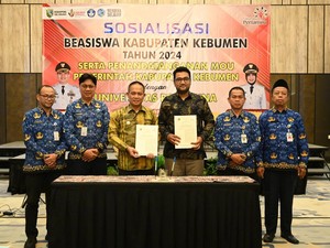 Pemkab Kebumen dan Universitas Pertamina Teken MoU Pemberian Beasiswa