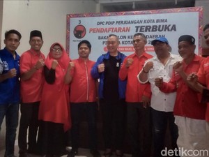 Maju di Pilwalkot Bima 2024, Anggota DPR Syafruddin Daftar di 7 Parpol