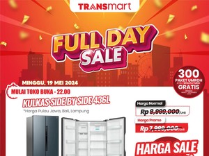 Kulkas Ini Diskon Besar di Transmart Full Day Sale!