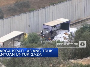 Video: Warga Israel Adang Truk Bantuan Untuk Gaza