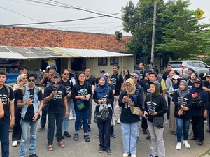 Antusiasnya Warga Jabodetabek Ikut Iring-iringan Seba Baduy di Lebak
