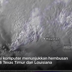 Video: Badai Dahsyat di Houston, 4 Orang Tewas