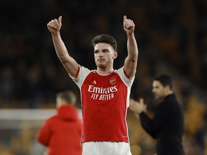 Vieira Sebut Rice Kunci Penting Kans Juara Arsenal, Ini Sebabnya