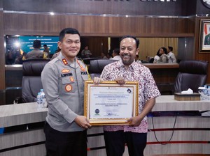 Polres Soetta Terima Penghargaan Ombudsman atas Pelayanan Publik Terbaik