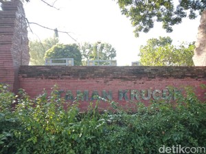 Rumput Liar yang Jadi Penghias Sepinya Taman Krucuk Cirebon