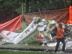 3 Jenazah Korban Pesawat Jatuh di BSD Tiba di RS Polri, Ini Identitasnya