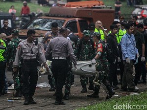 Kondisi Terkini TKP Pesawat Jatuh di BSD Tangsel