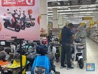 Beli Sepeda Listrik di Transmart, Pengunjung Happy Ada Diskon Sejuta