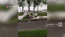 Pesawat Jatuh di Wilayah BSD Tangerang Selatan