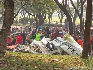 Rute Pesawat Latih PK-IFP Sebelum Jatuh Tewaskan 3 Orang di BSD Tangsel