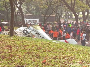 Pesawat Latih Cessna yang Jatuh di BSD Tangsel Milik Indonesia Flying Club