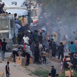Israel Gempur Gaza Saat Tangan Kanan Biden Bertemu Netanyahu