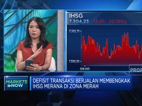Defisit Transaksi Berjalan Membengkak, IHSG Merosot ke Zona Merah