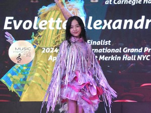 Evolette Alexandra, Penyanyi Cilik Indonesia Menang Kejuaraan Dunia di AS