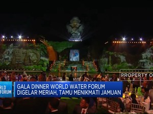 Gala Dinner World Water Forum, Delegasi Dijamu Makanan Khas Nusantara