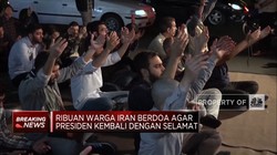 Video: Ribuan Warga Iran Berdoa Untuk Presiden Ebrahim Raisi
