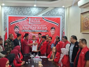 Partai Aceh Daftarkan Bacalon Walkot Sabang Hendra-Syeh Joel ke DPP