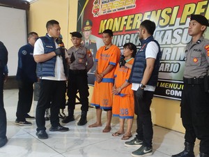 Pasutri ART Pencuri Spesialis Rumah Majikan di Sidoarjo Dibekuk