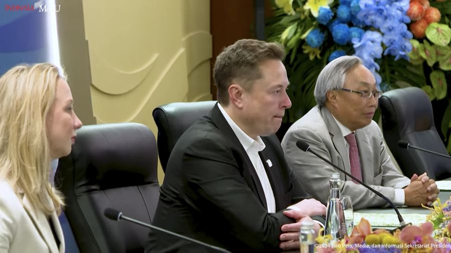 Pertemuan Presiden Jokowi dengan Elon Musk, Bali, 20 Mei 2024. (Tangkapan Layar Setpres RI)