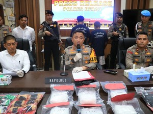 2 Pria Sembunyikan 6 Kg Sabu Asal Malaysia di Hutan Kakaban Berau Ditangkap
