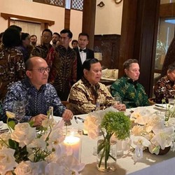 Elon Musk Dinner Bareng Prabowo, Hashim, Rosan Hingga Anindya Bakrie