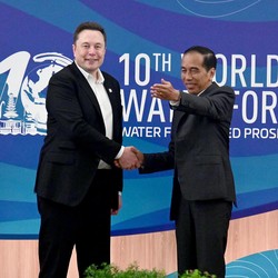 Elon Musk Tak Ada Keraguan, Janji Ini ke Jokowi di World Water Forum