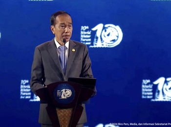 Jokowi Tekankan Pentingnya Peran Air Buat Perdamaian Dunia
