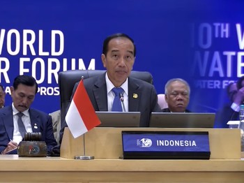Jokowi Ungkap 3 Prinsip Dasar Pengelolaan Air
