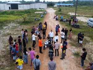 18 Adegan Rekonstruksi Suami Bunuh Istri di Bangka Barat