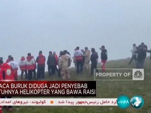 Video: Cuaca Buruk Diduga Jadi Penyebab Jatuhnya Pesawat Presiden Iran