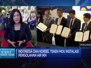Video: Indonesia-Korsel Teken MOU Instalasi Pengolahan Air di IKN