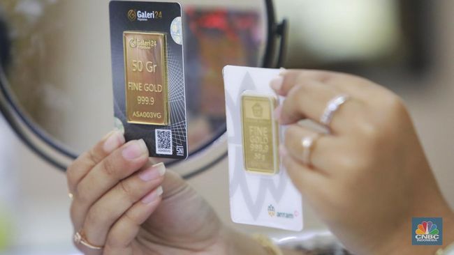 Harga Emas Antam Hari Ini Naik Tipis Rp 2.000/Gram