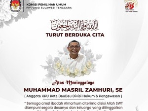 Komisioner KPU Baubau Tewas Usai Motor Tabrak Tong Sampah-Tiang di Jalan