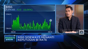 Menanti BI Rate, IHSG Sideways & Rupiah Melemah ke Atas Rp16.000/USD