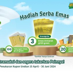 Rayakan HUT ke-123, Pegadaian Tebar Hadiah Emas ke Nasabah