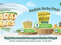 Rayakan HUT ke-123, Pegadaian Tebar Hadiah Emas ke Nasabah