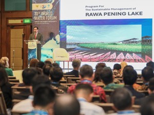 Pj Gubernur Jateng Paparkan Pemanfaatan Danau Rawa Pening di WWF 2024