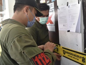 Satpol PP Surabaya Segel 40 Unit Rusunawa Romokalisari yang Langgar Aturan