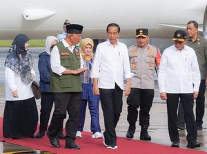 Jokowi Tiba di Sumbar untuk Cek Lokasi Banjir Bandang