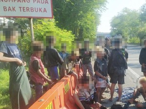 Tidur di Area Exit Tol Simo, 17 Anak Punk Diamankan Satpol PP