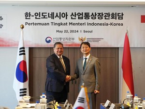Airlangga Dukung Peningkatan Kerja Sama Industri-Perdagangan RI & Korsel