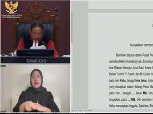 Tak Hadir Sidang, Permohonan Caleg Gerindra dan NasDem di Dapil Jatim Gugur