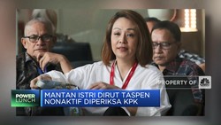 Video: Mantan Istri Dirut Taspen Nonaktif Diperiksa KPK