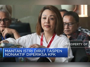 Video: Mantan Istri Dirut Taspen Nonaktif Diperiksa KPK