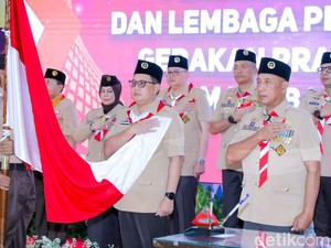 Setelah 4 Tahun, Akhirnya Pengurus Pramuka Jatim Dilantik Buwas